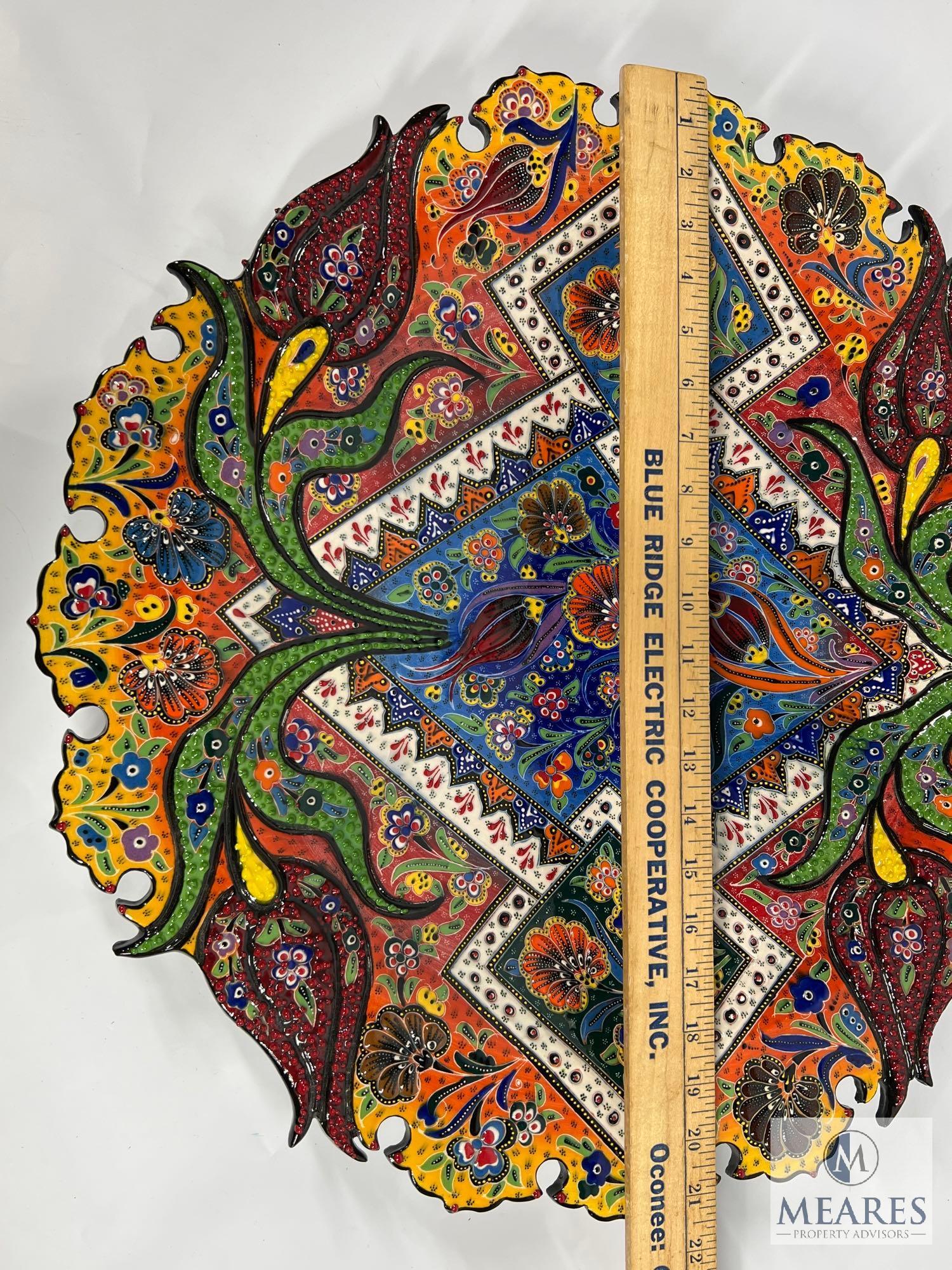 Gorgeous Hand Made Yonukoglu Gini Decorative Wall Plate