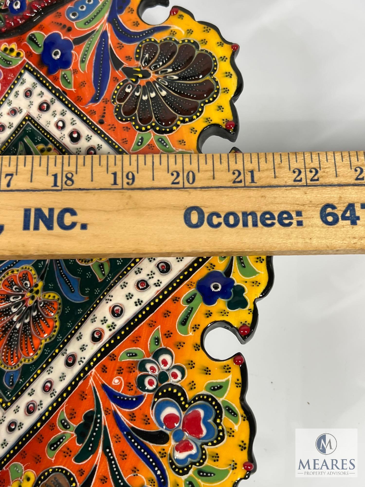 Gorgeous Hand Made Yonukoglu Gini Decorative Wall Plate