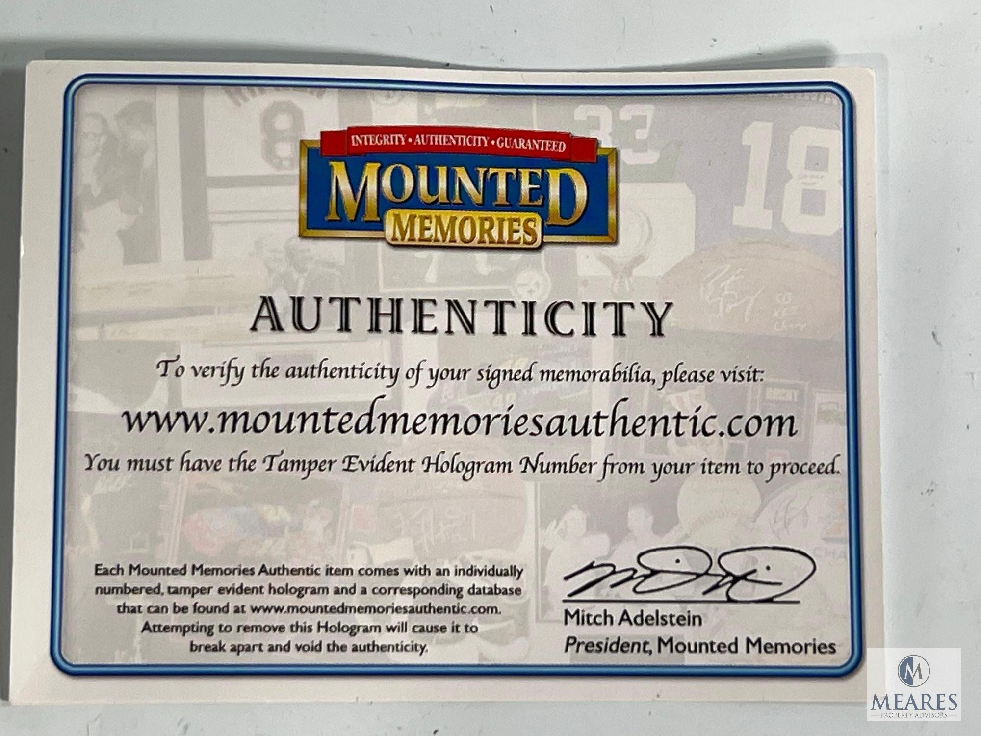 Tom Brady Patriots Helmet - Smudged Signature
