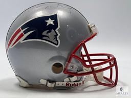 Tom Brady Patriots Helmet - Smudged Signature
