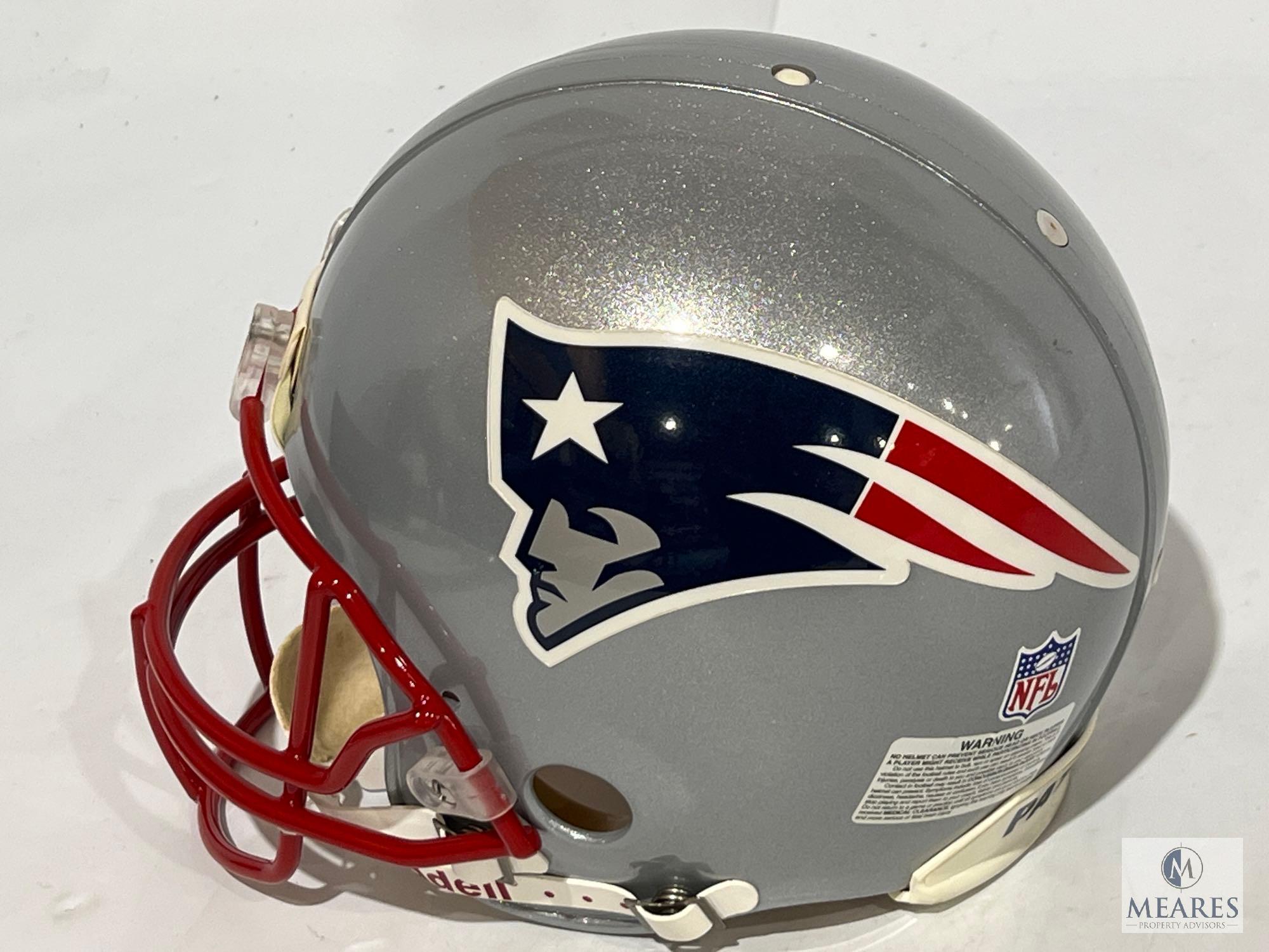 Tom Brady Patriots Helmet - Smudged Signature