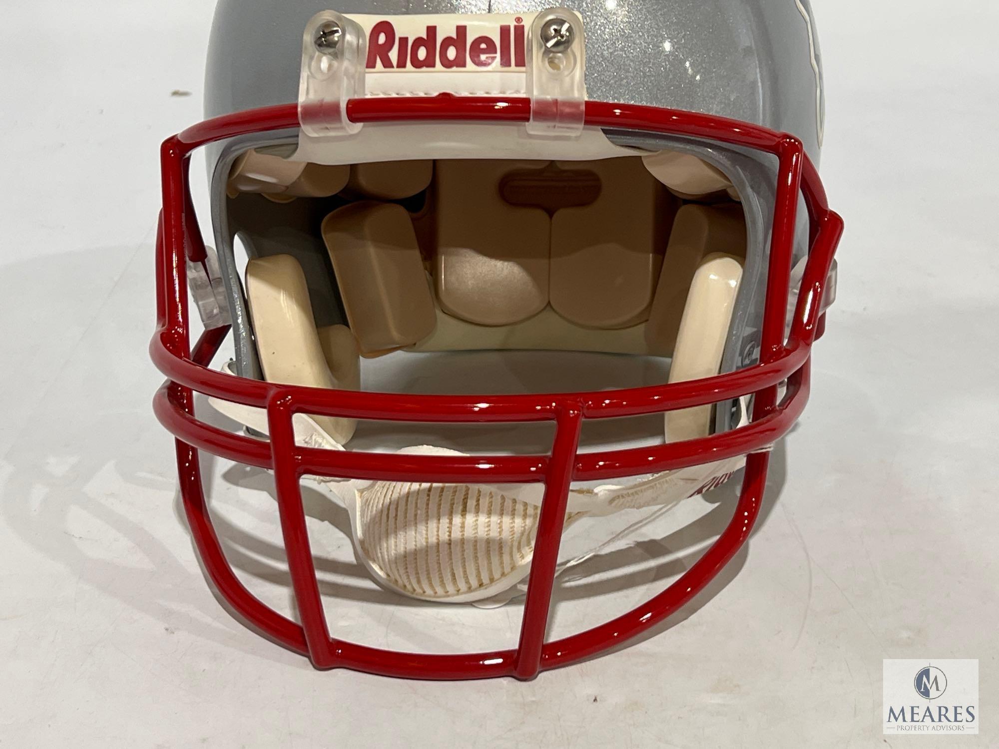 Tom Brady Patriots Helmet - Smudged Signature