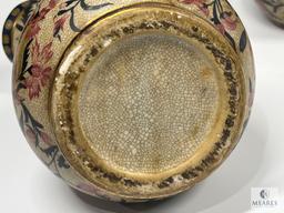Asian-Inspired Pitcher and Bowl with Lidded Urn