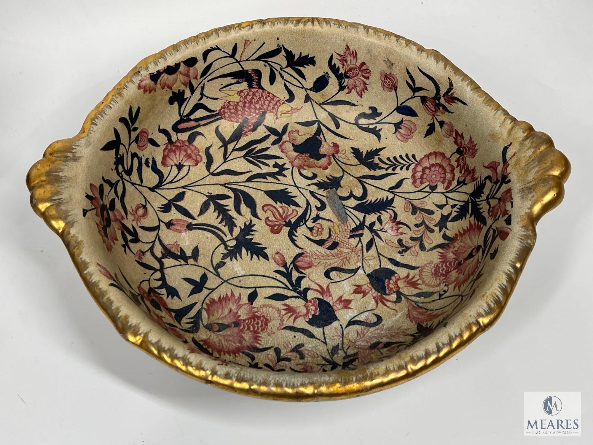 Asian-Inspired Pitcher and Bowl with Lidded Urn