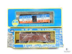 Two AHM HO Scale Box Cars