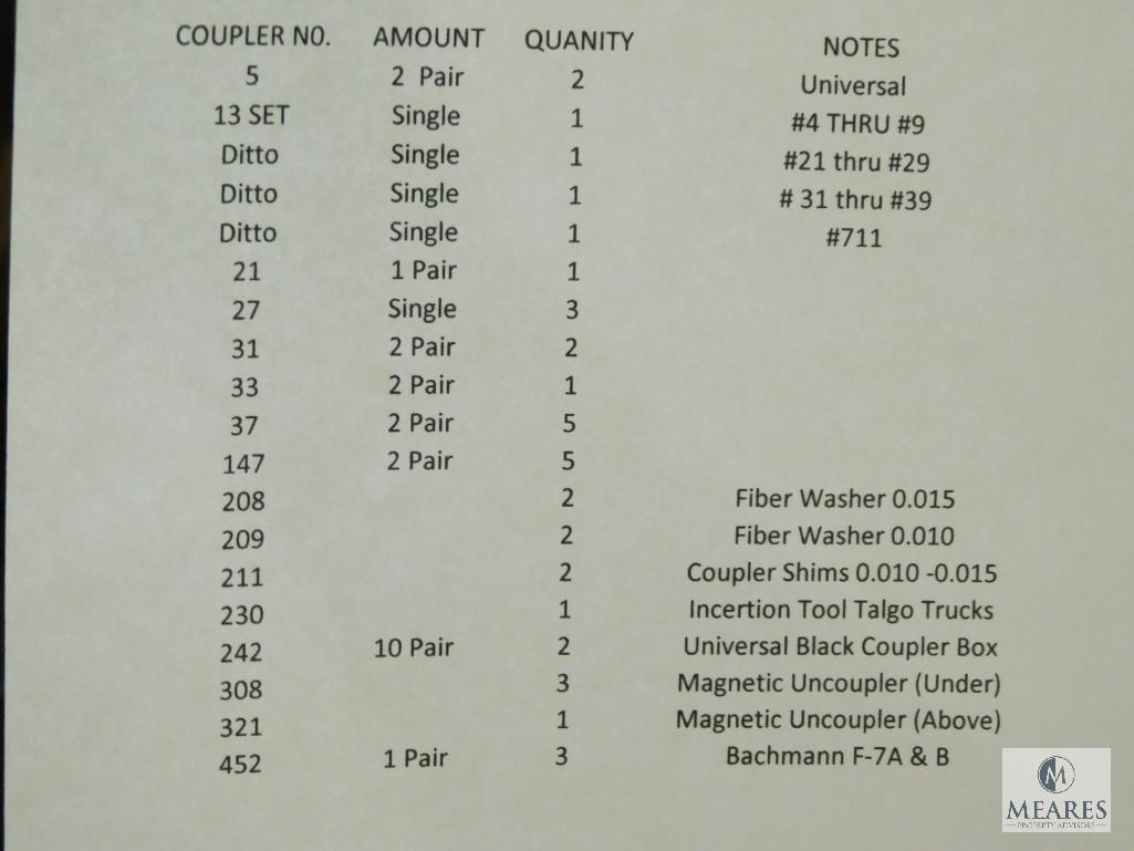HO Scale Couplers