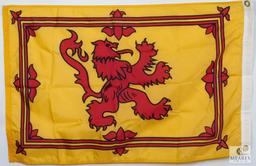 2'x3' Nylon Scotland Rampart Lion Flag with Two Brass Grommets