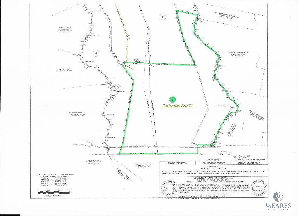 Tract 3 - 708.92 Acres - (150.11 Outside of the Conservation Easement)