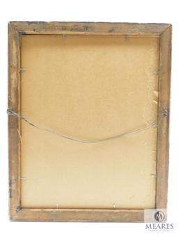 Framed October 1945 Varga Pinup Girl Calendar
