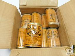 Eight R.S.L. Triple Action Polish Cans with Shipping Box