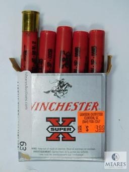 Five Rounds Winchester Buckshot Loads, 410 Gauge, 2 1/2", Unplated Shot