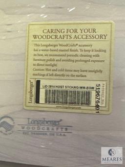 Longaberger Basket 2014 Stocking Basket with Liner