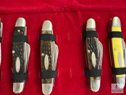 Knife Collection of 25 Folding Pocket Knives - 10 are Case Brand
