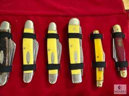 Knife Collection of 25 Folding Pocket Knives - 10 are Case Brand