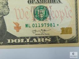 2013 Ft. Worth $10.00 Federal Reserve Star Note