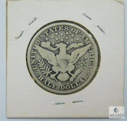 1915-D Barber Half G+ Looks Like Gold Plated Obv. At One Time