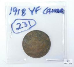1918 Canada Large Cent, VF