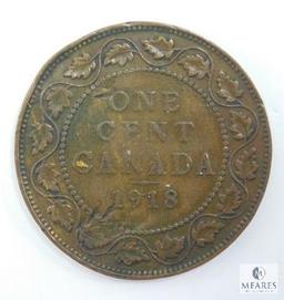 1918 Canada Large Cent, VF