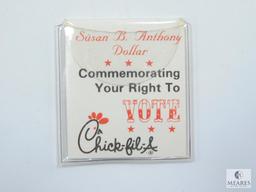 1979-P S.B.A. Dollar Giveaway By Chick-fil-A, Commemorating Your Right To Vote