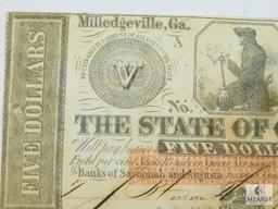 Milledgeville, GA, Jan. 15th 1862 Gem Crisp UNC, Serial #181332
