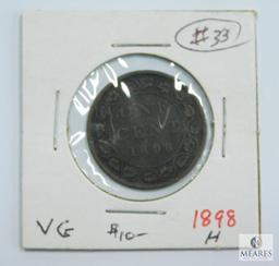 1898-H (VG) Canada Large Cent