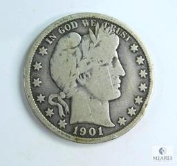 1901 Barber Half Dollar