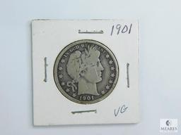 1901 Barber Half Dollar