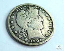 1901 Barber Half Dollar