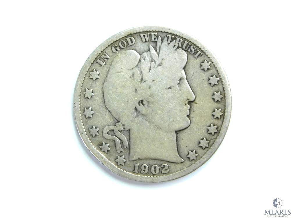1902-S Barber Half Dollar