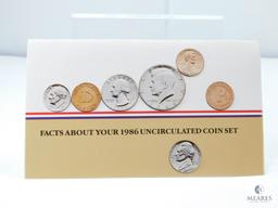1986 US Mint UNC Set
