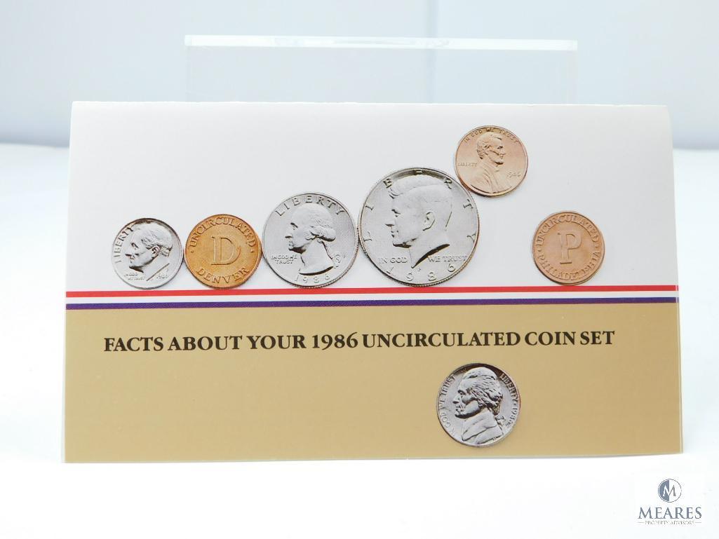 1986 US Mint UNC Set