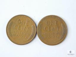 Lincoln Wheat Cents - (2) 1944, 1945-D and 1946-D