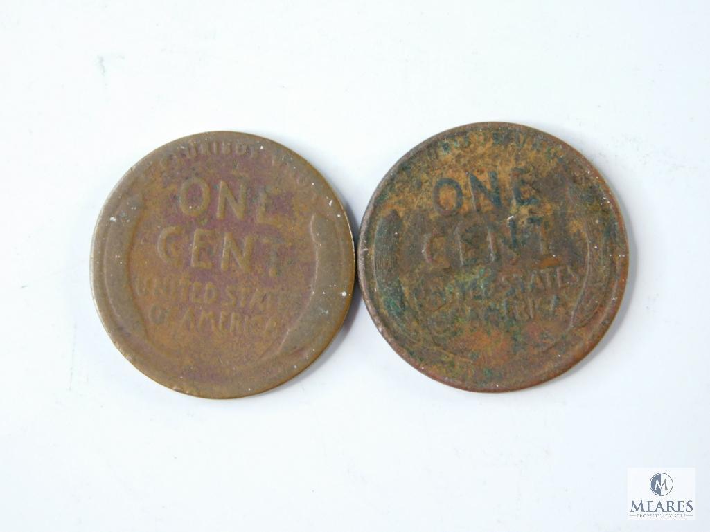 Group of Four Mixed Lincoln Wheat Cents