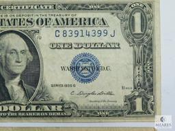 Three $1.00 Silver Certificates 1935G, 1957, 1957B