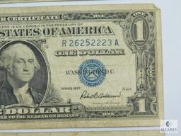Three $1.00 Silver Certificates 1935G, 1957, 1957B