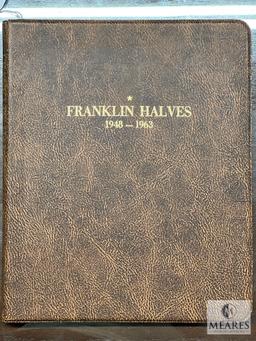 Franklin Half Dollar Collection in Archival Quality Book - 35 Coins