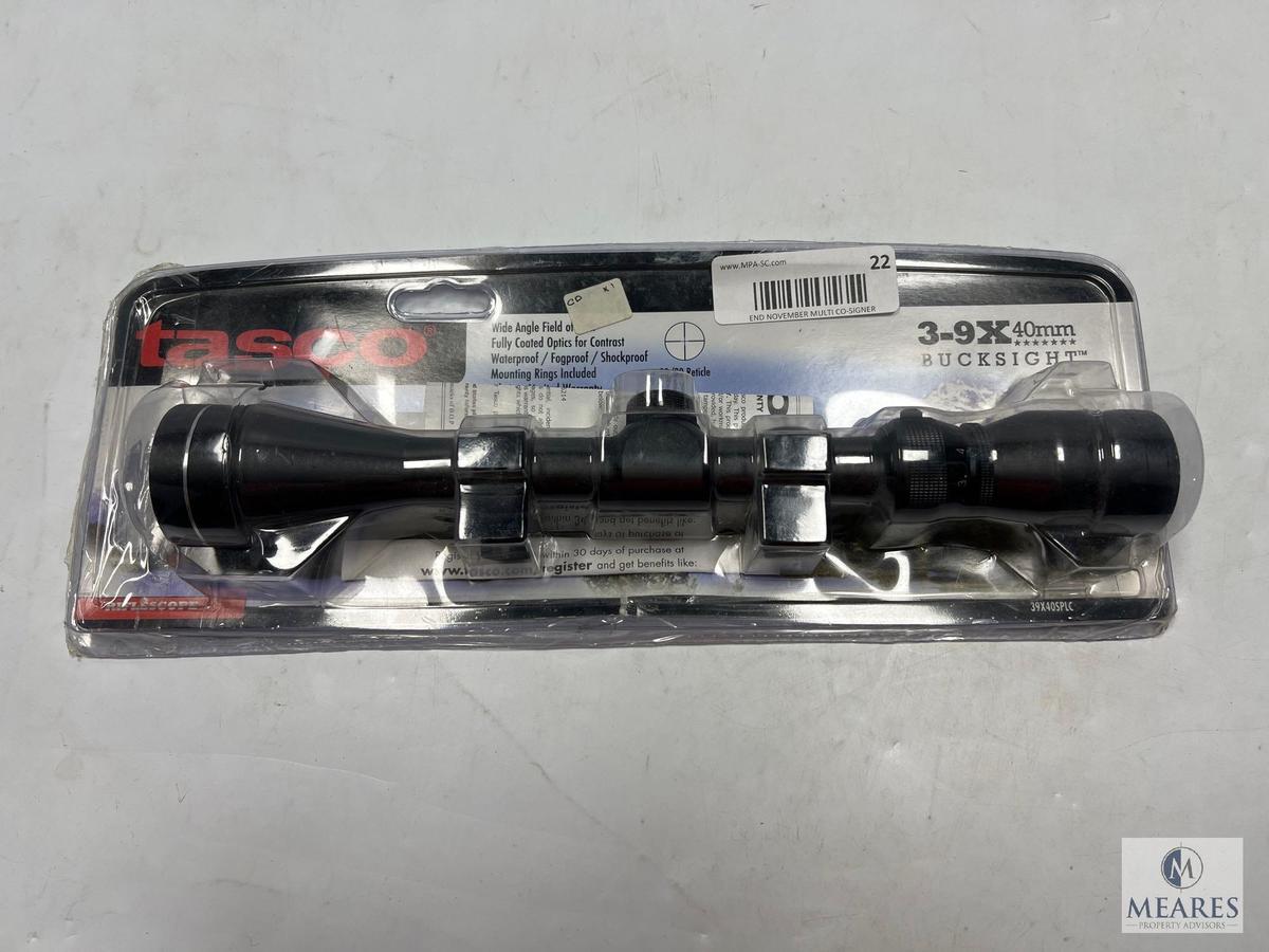 New Tasco 3-9x40mm Bucksight Rifle Scope