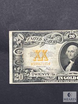 Series 1922 US $20 Large Format Gold Certificate