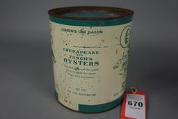 G&E OYSTER CAN