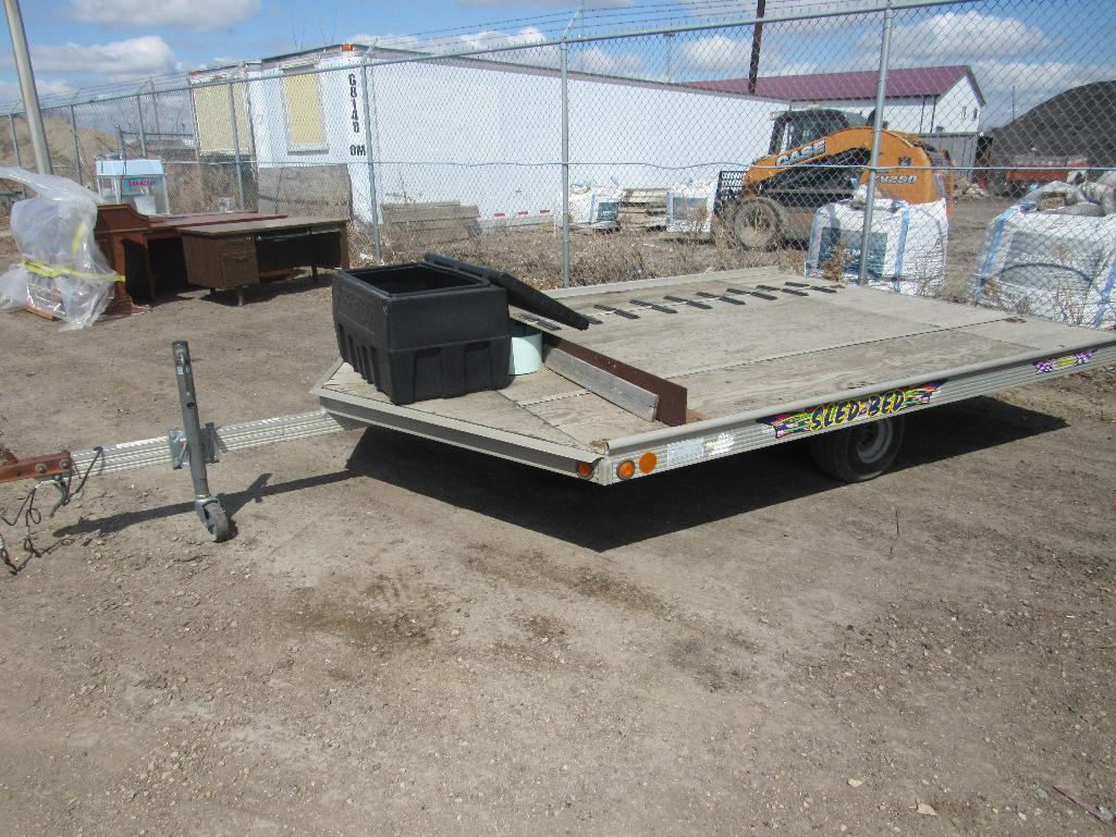 Sled Bed 2 place snowmobile trailer