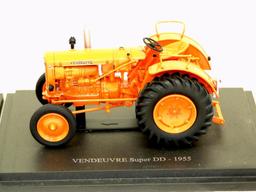 EARLY MODEL DIECAST TRACTORS ON BASE