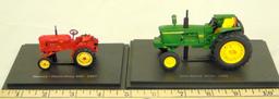 EARLY MODEL DIECAST TRACTORS ON BASE