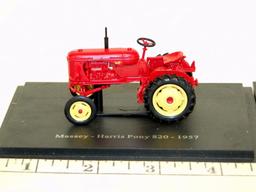 EARLY MODEL DIECAST TRACTORS ON BASE