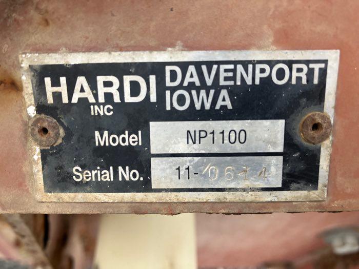 HARDI NP1100 SPRAYER 11-0614