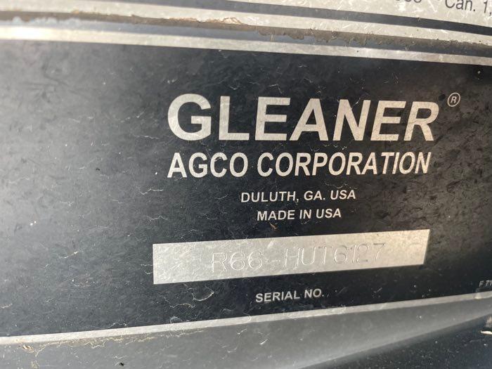 2009 GLEANER R66 #HUT6127