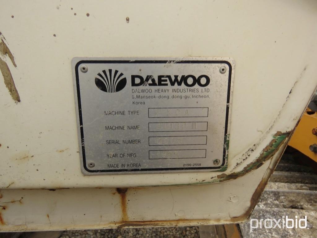 DA WOO 130 TRACK BACKHOE, 5800 HRS