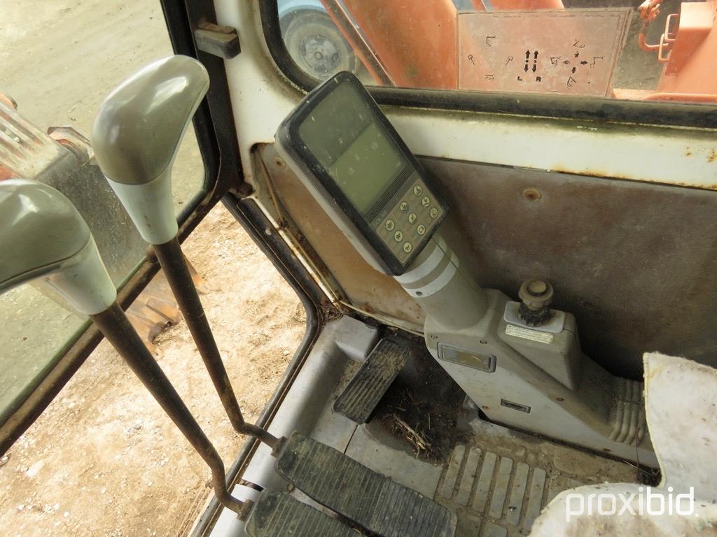 DA WOO 130 TRACK BACKHOE, 5800 HRS