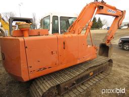 DA WOO 130 TRACK BACKHOE, 5800 HRS