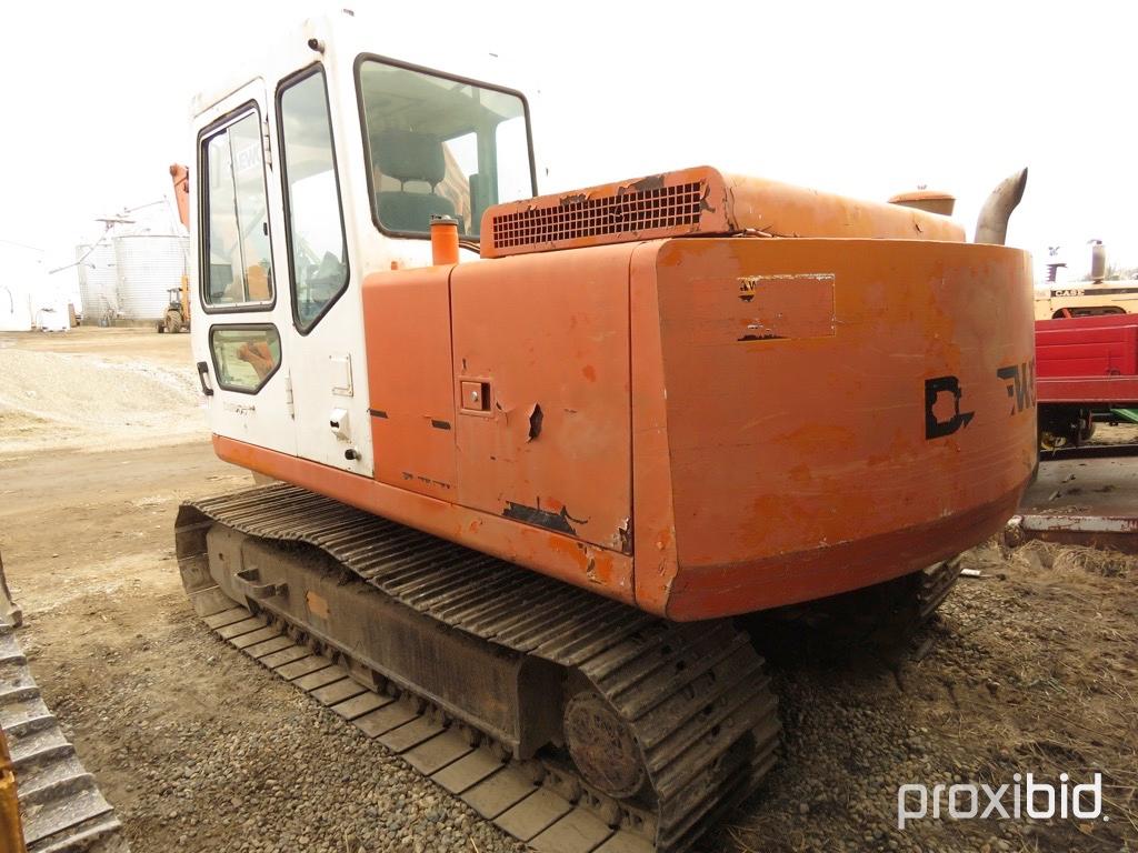 DA WOO 130 TRACK BACKHOE, 5800 HRS