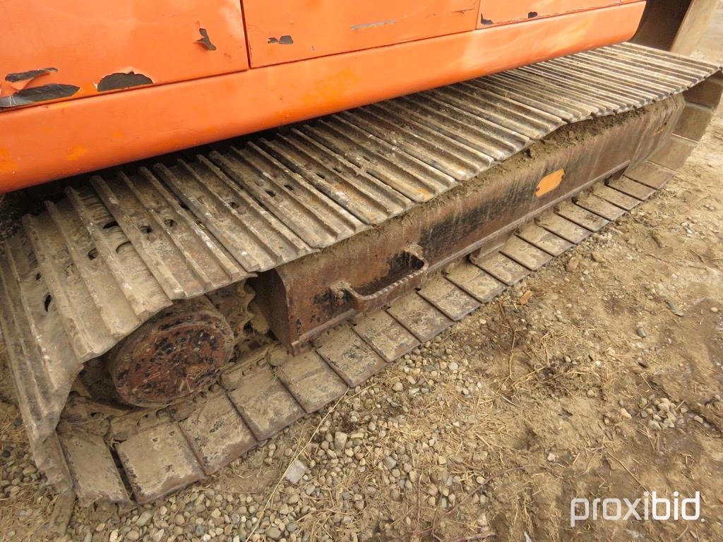 DA WOO 130 TRACK BACKHOE, 5800 HRS